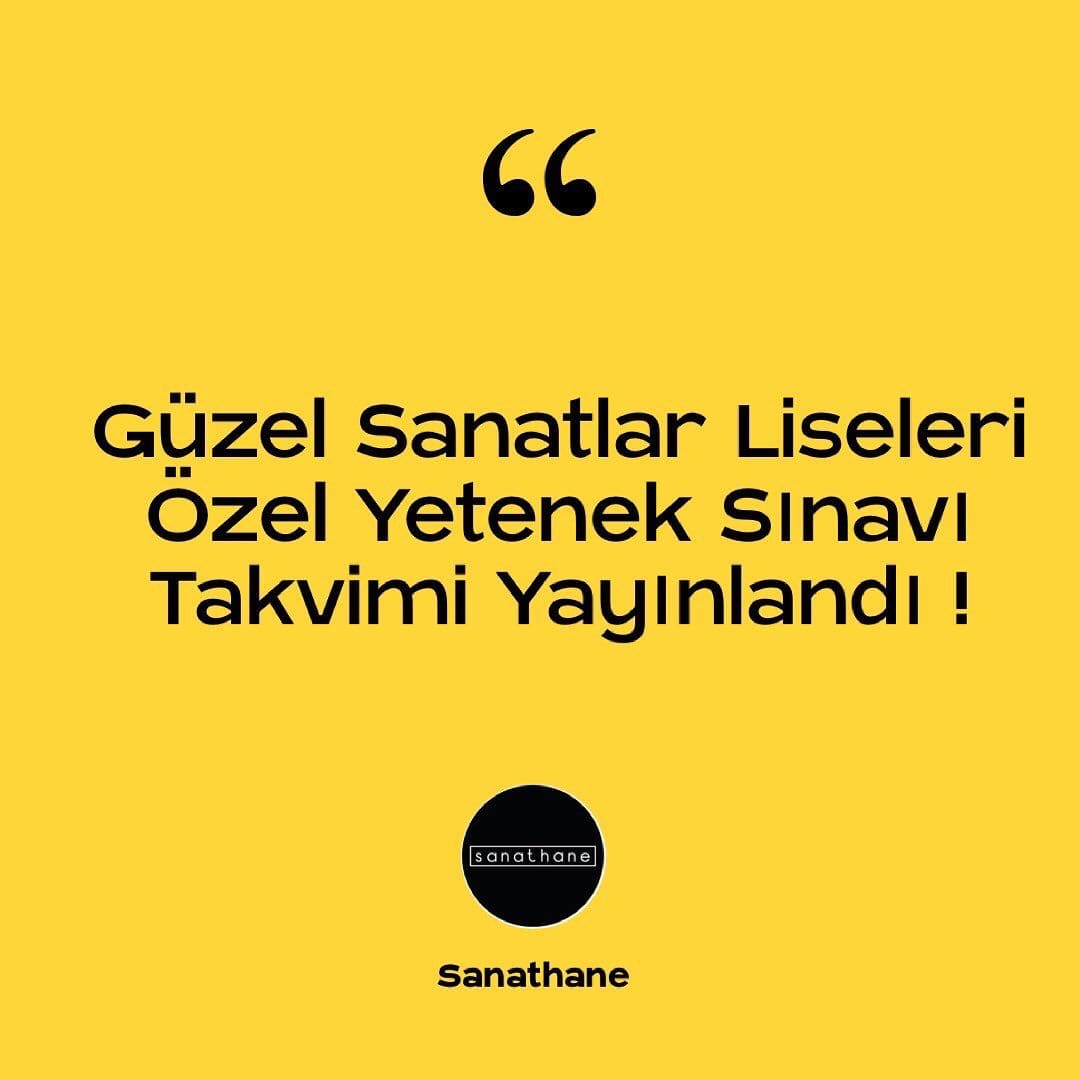 2022-2023 EĞİTİM - ÖĞRETİM YILI GÜZEL SANATLAR LİSELERİ  YETENEK SINAVLARI ve KONTENJANLARI 